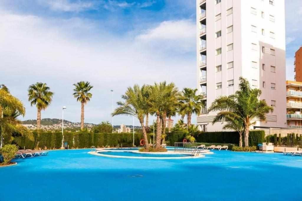 Apartment With Sea View Pool & Private Parking Calpe Eksteriør bilde