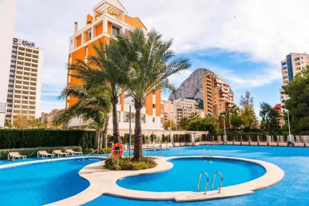 Apartment With Sea View Pool & Private Parking Calpe Eksteriør bilde