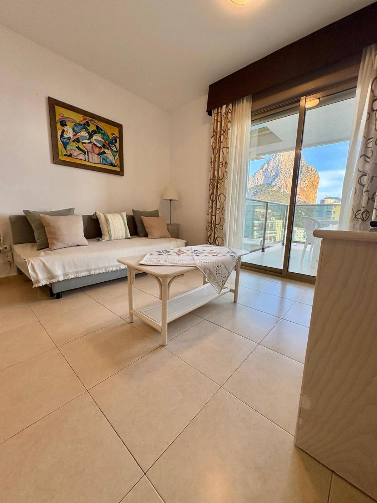 Apartment With Sea View Pool & Private Parking Calpe Eksteriør bilde